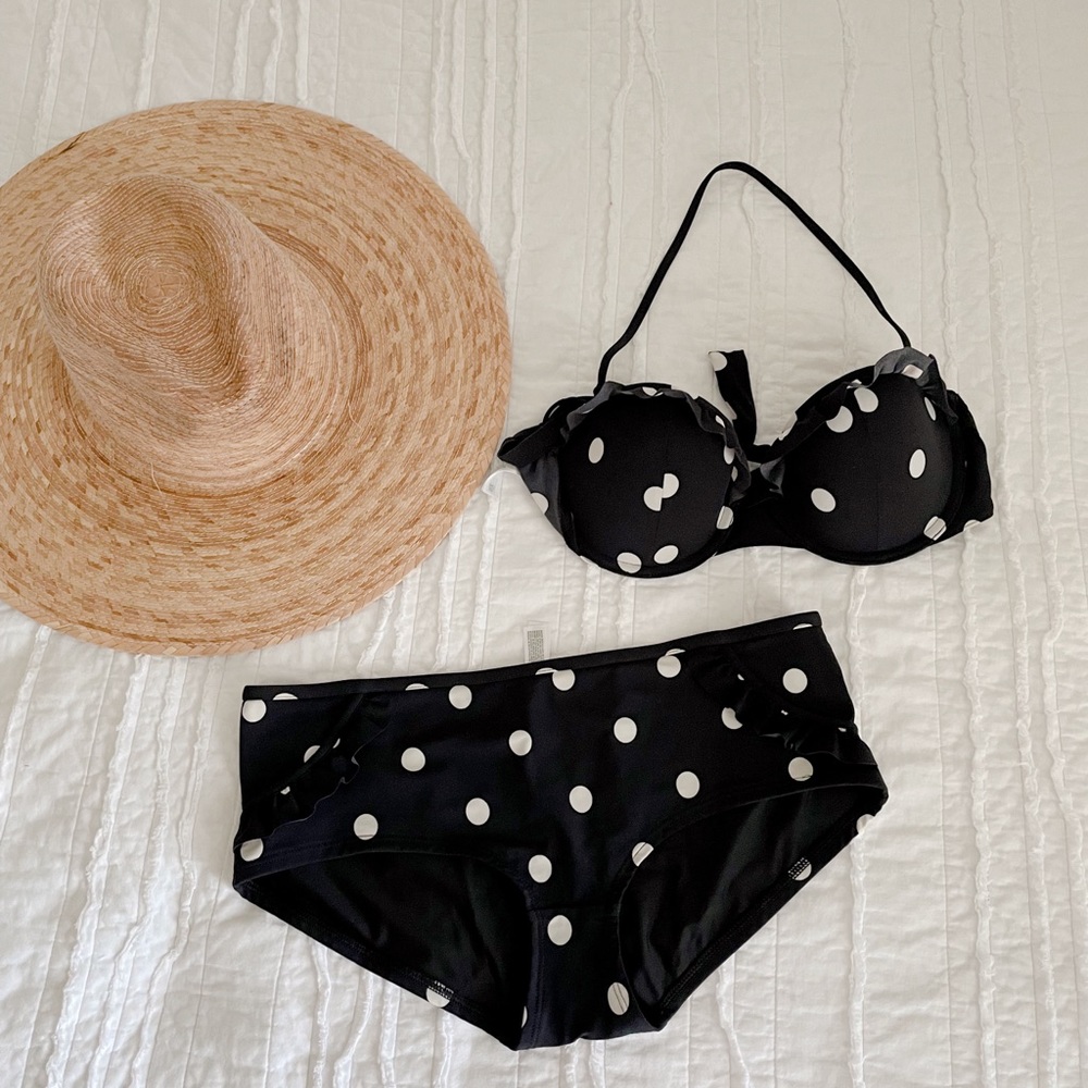 Gap polka dot swim suit